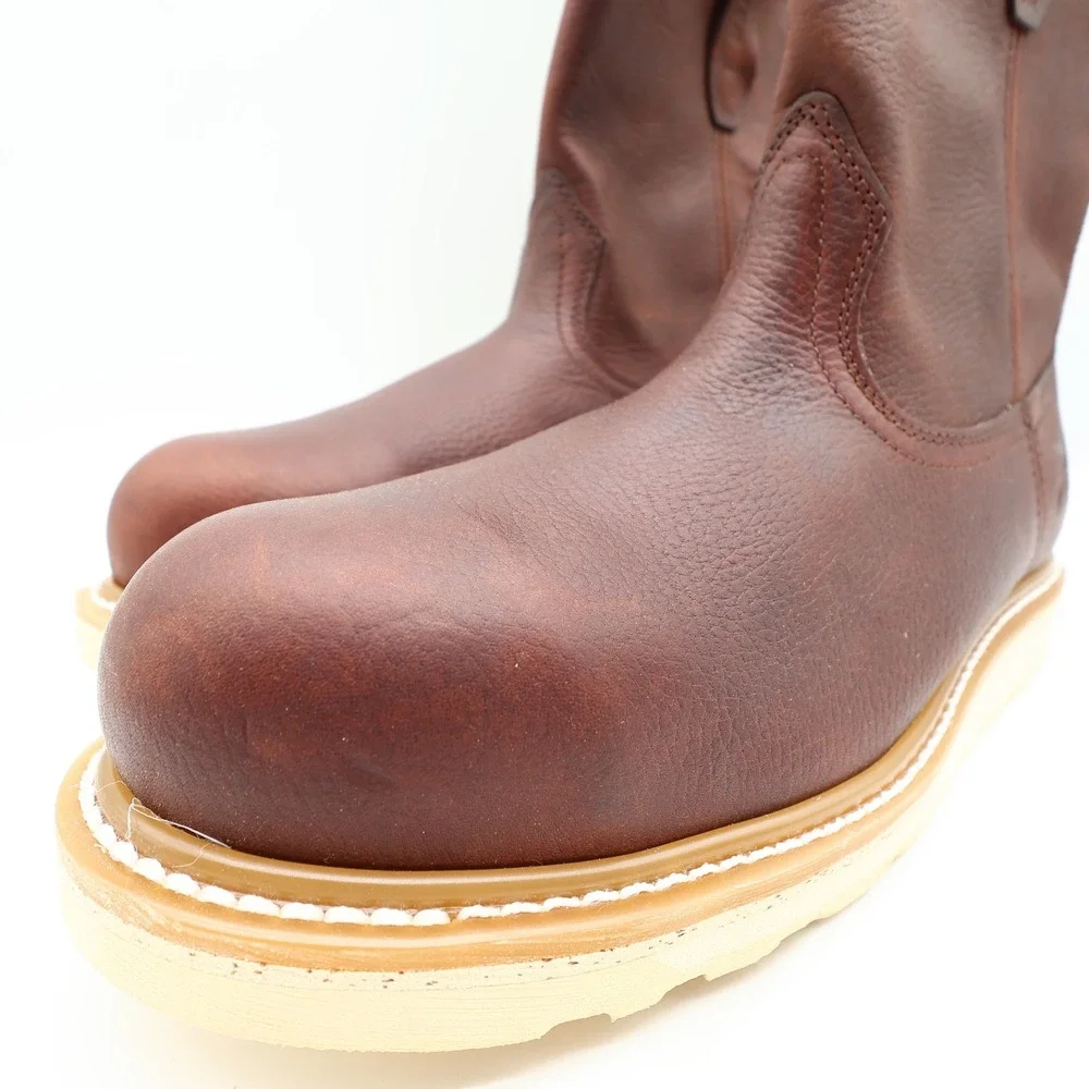 Irish Setter Boots Mens 13 EE Ashby Leather Work Safety Toe 83908 Brown NIB
